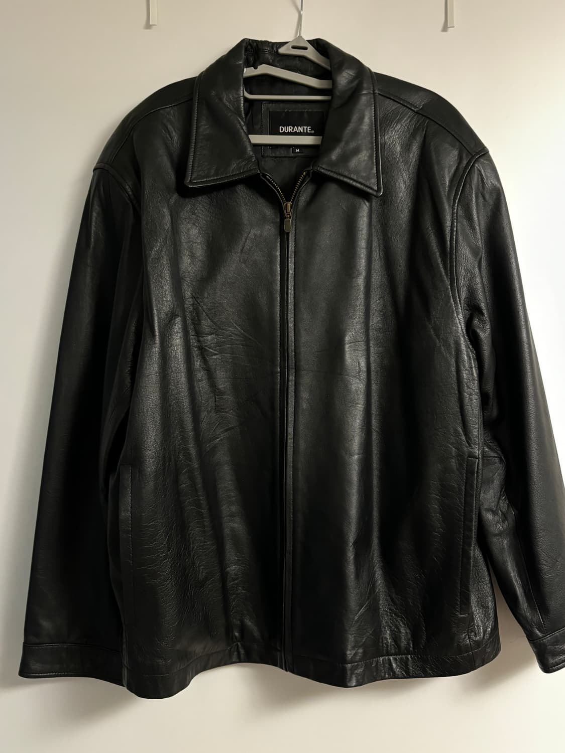 오버핏 가죽자켓 상품이미지1