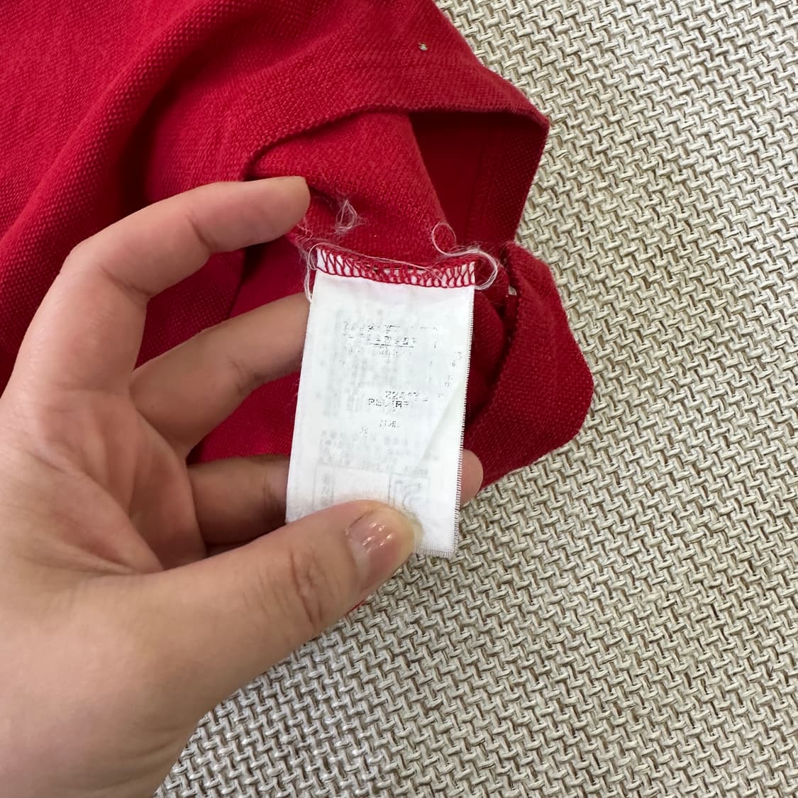 1 파리게이츠 레드 컬러 여성 폴로셔츠 0424D 상품이미지3