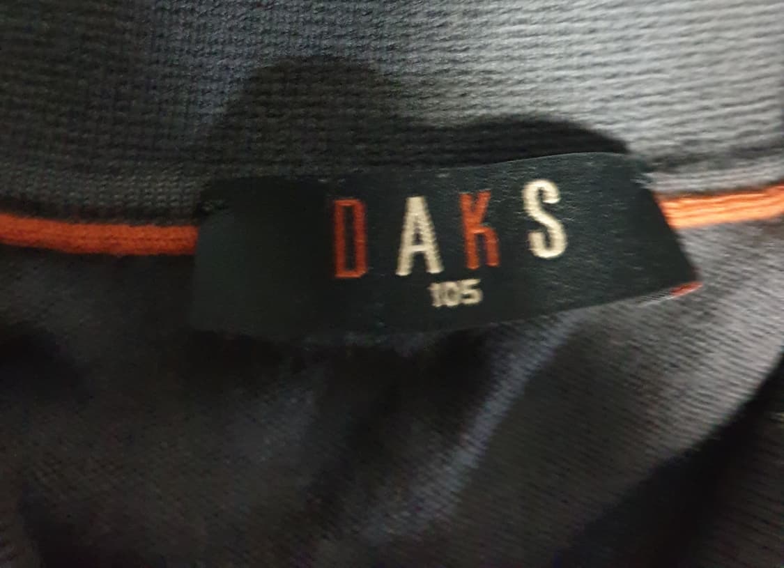 닥스 메리노울100% 니트 긴팔 카라티 다크그레이 (105) 상품이미지6