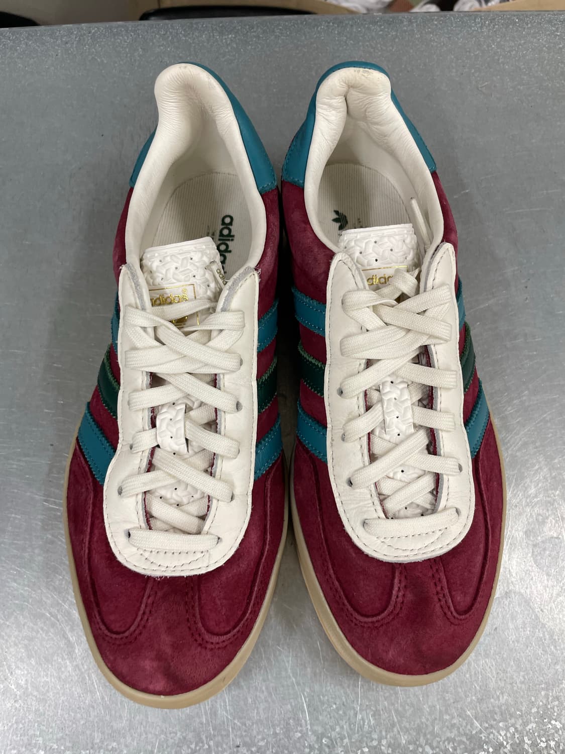 아디다스 가젤 인도어 버건디 235 상품이미지5