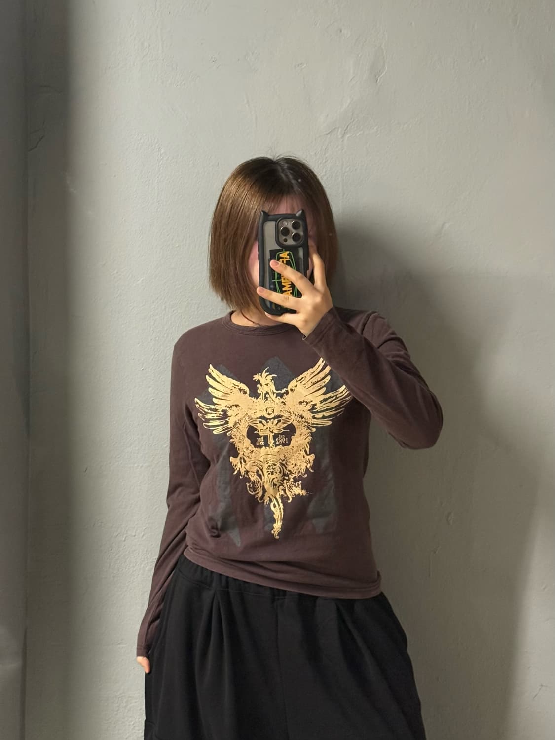 y2k printing detail long sleeve 상품이미지1