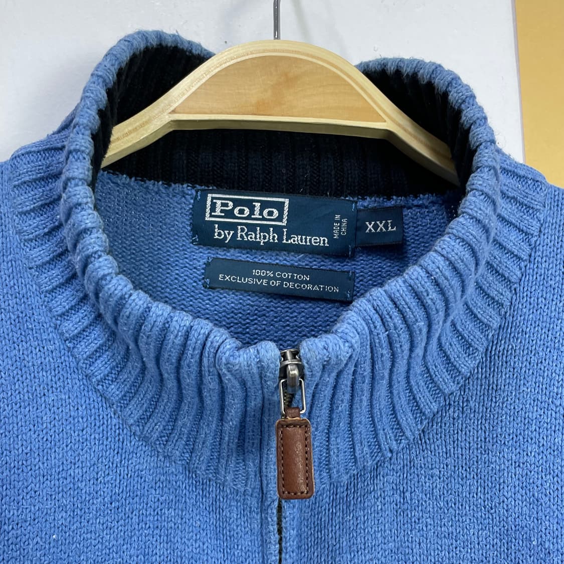 [2XL]POLO 폴로 니트 반집업 상품이미지8