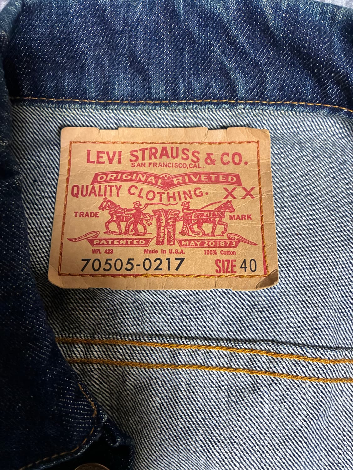 리바이스(Levi's) 70505-0217 "빅 E(Big E)" 빈티지 상품이미지5