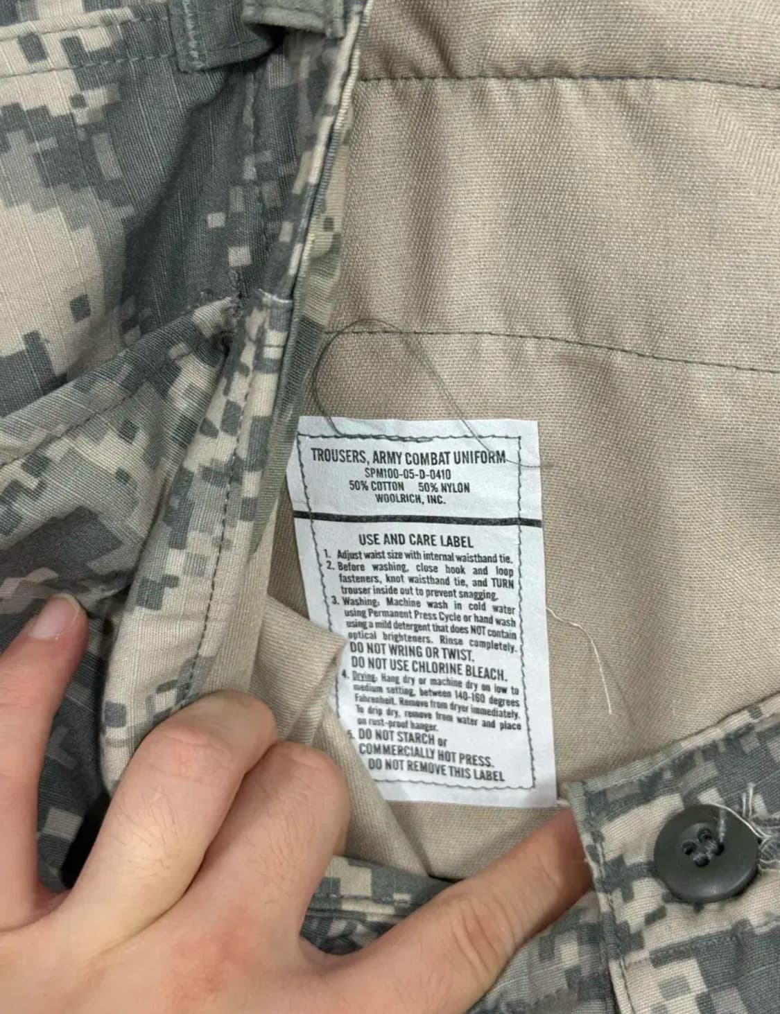 [L-L]미국 ACU 밀리터리 카고 팬츠  상품이미지4