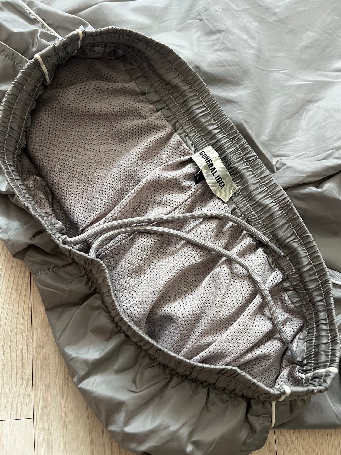 [L] 제네럴아이디어 나일론 와이드 팬츠 상품이미지4