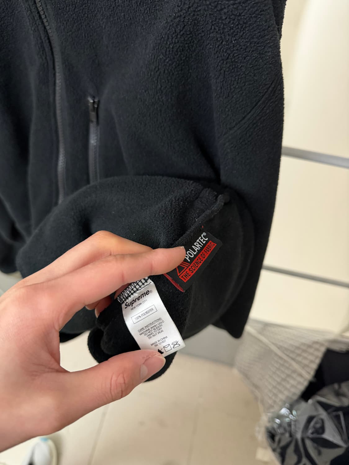 슈프림 [정품] 폴라텍 (시세 60만) 후리스 박스 로고 아노락 L 상품이미지4