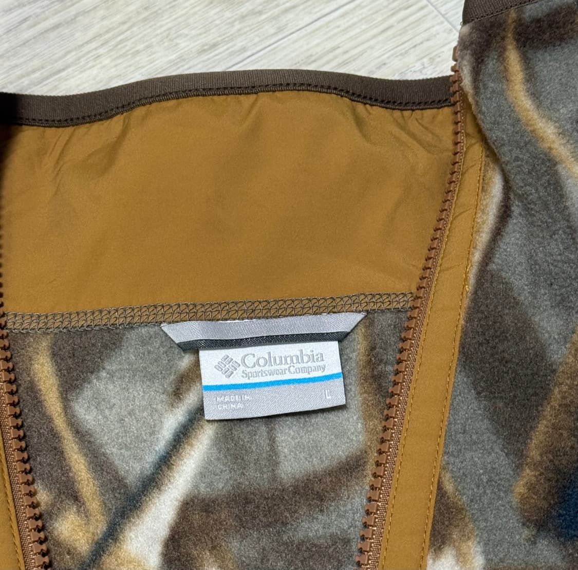 컬럼비아(Columbia) 스톰 크레스트 카모 플리스 집업 재킷 L 상품이미지6