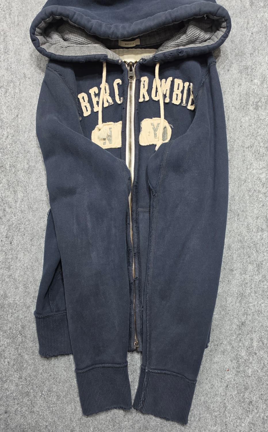 아베크롬비 앤 피치 빈티지 후드집업 M 상품이미지5