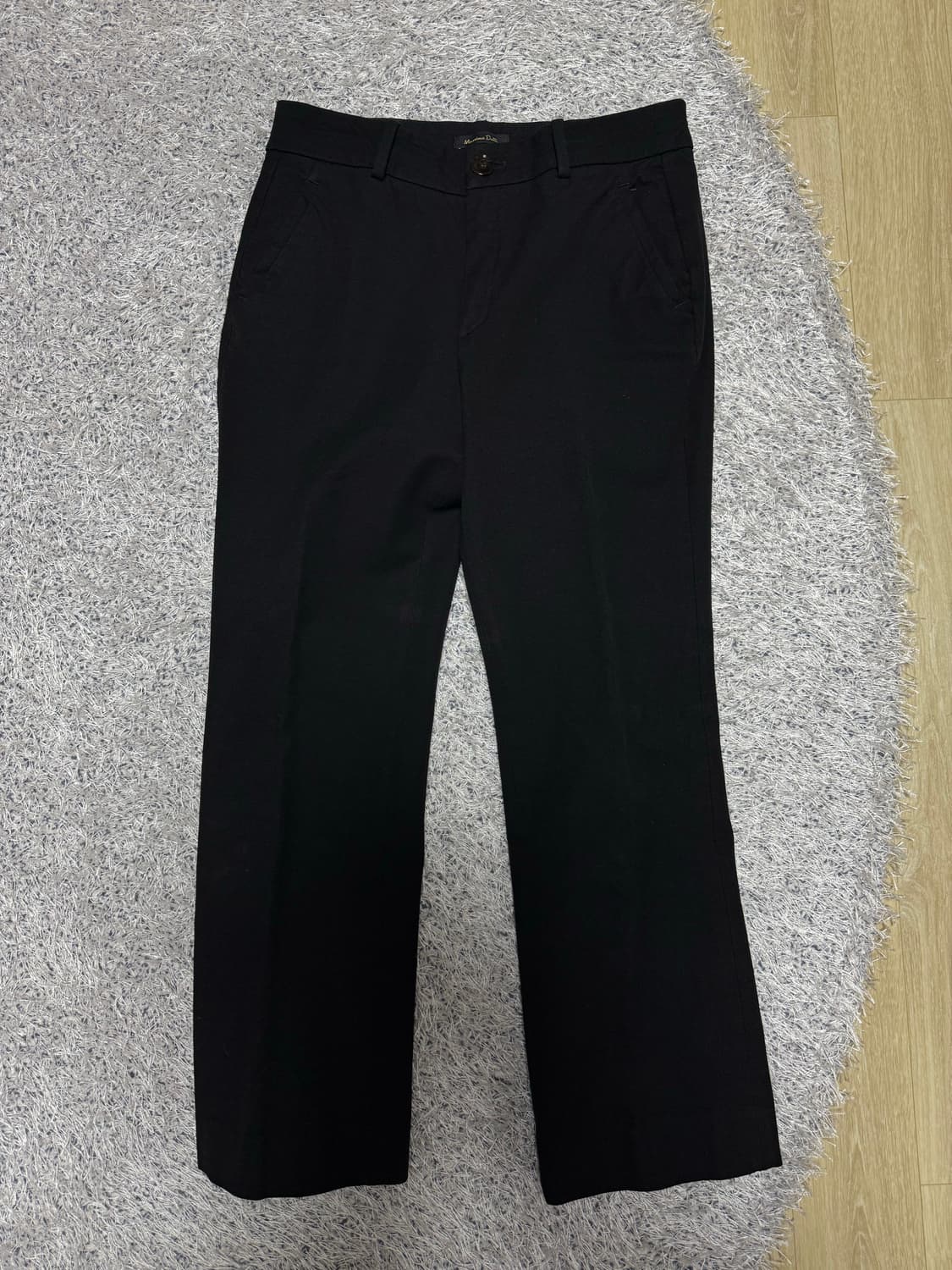 [Massimo Dutti] 마시모두띠 블랙 바지 EUR 36 9부 바지 상품이미지1