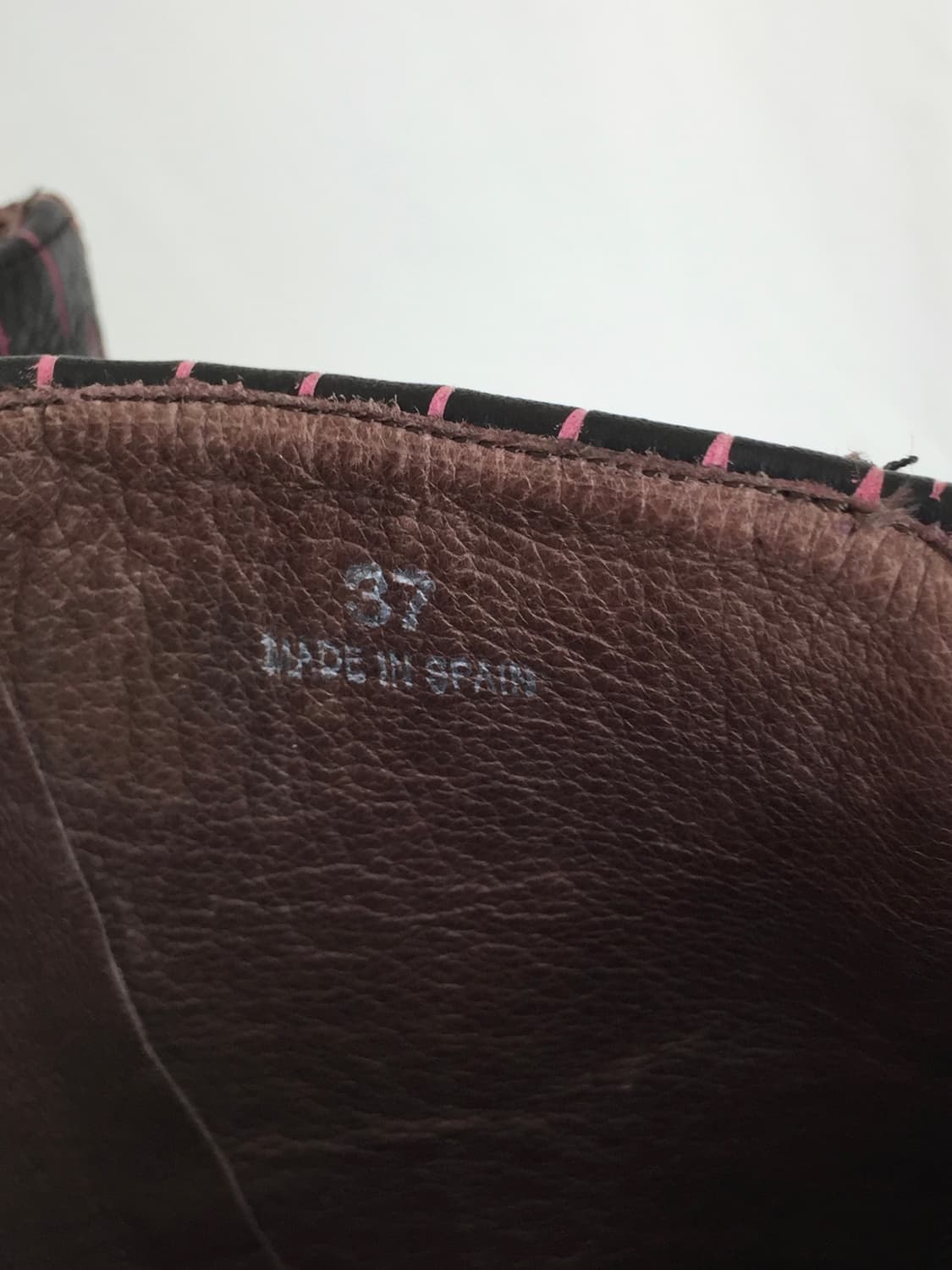 Spain Made  Pink Stitched Iconic Boots 상품이미지8