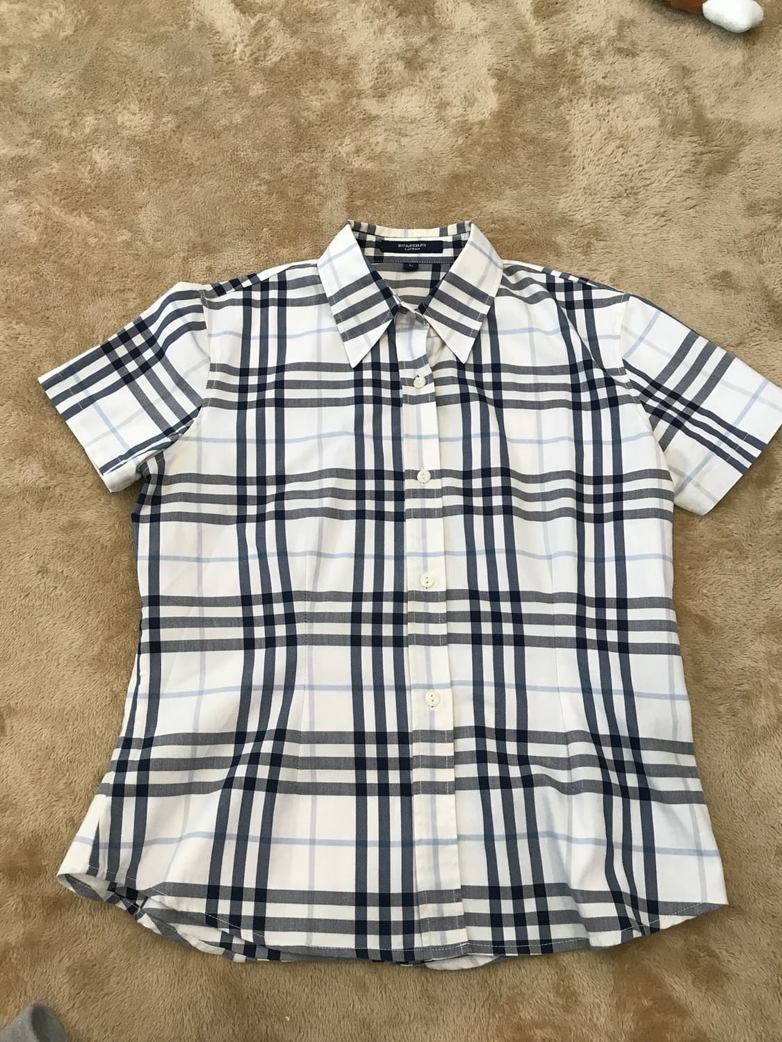 버버리 빈티지  체크 셔츠 상품이미지8