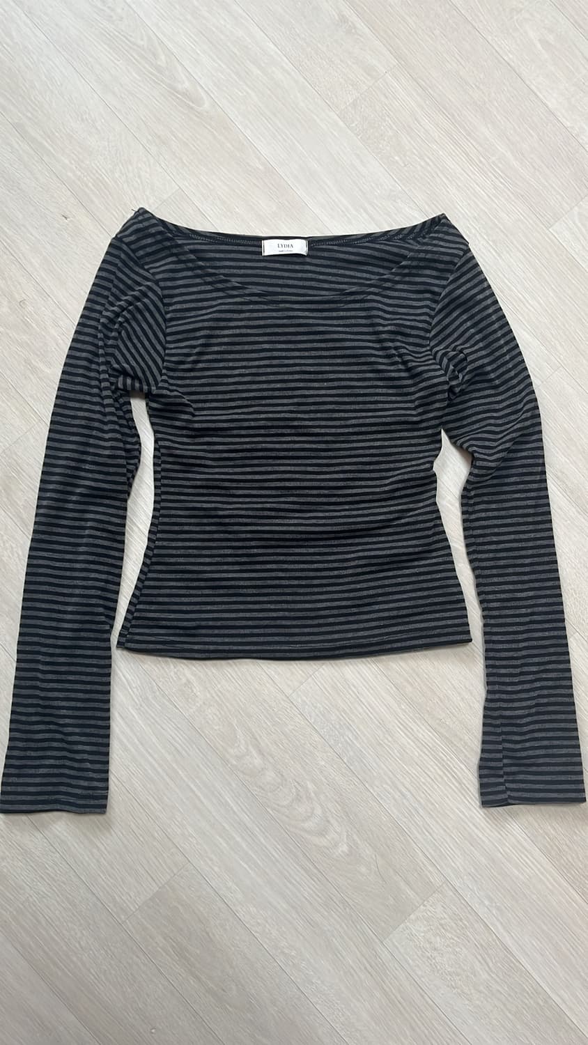 스트라이프 보트넥티 새제품 상품이미지1