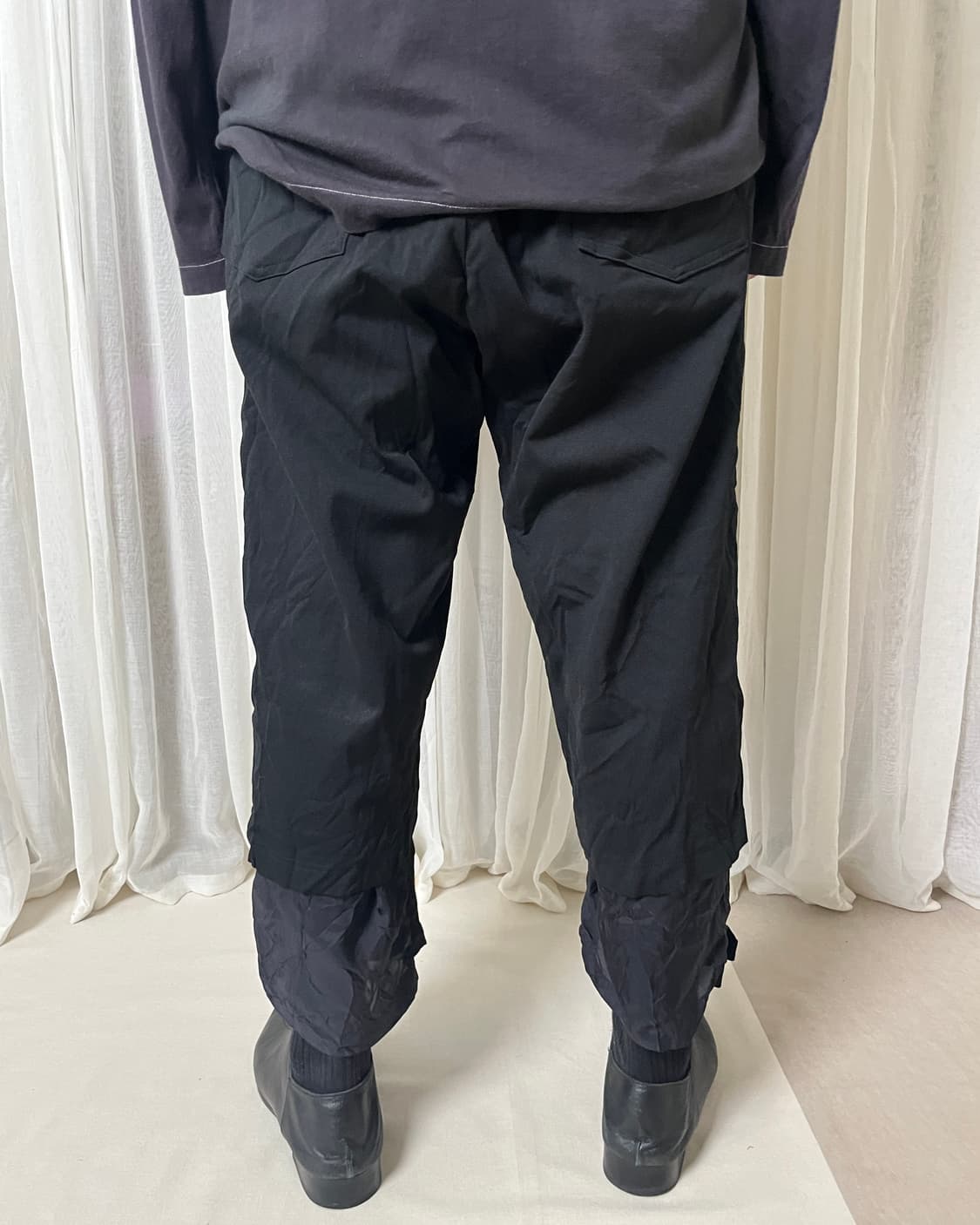 요지야마모토 레이어드 링클 팬츠 Y’s yohji yamamoto 상품이미지2