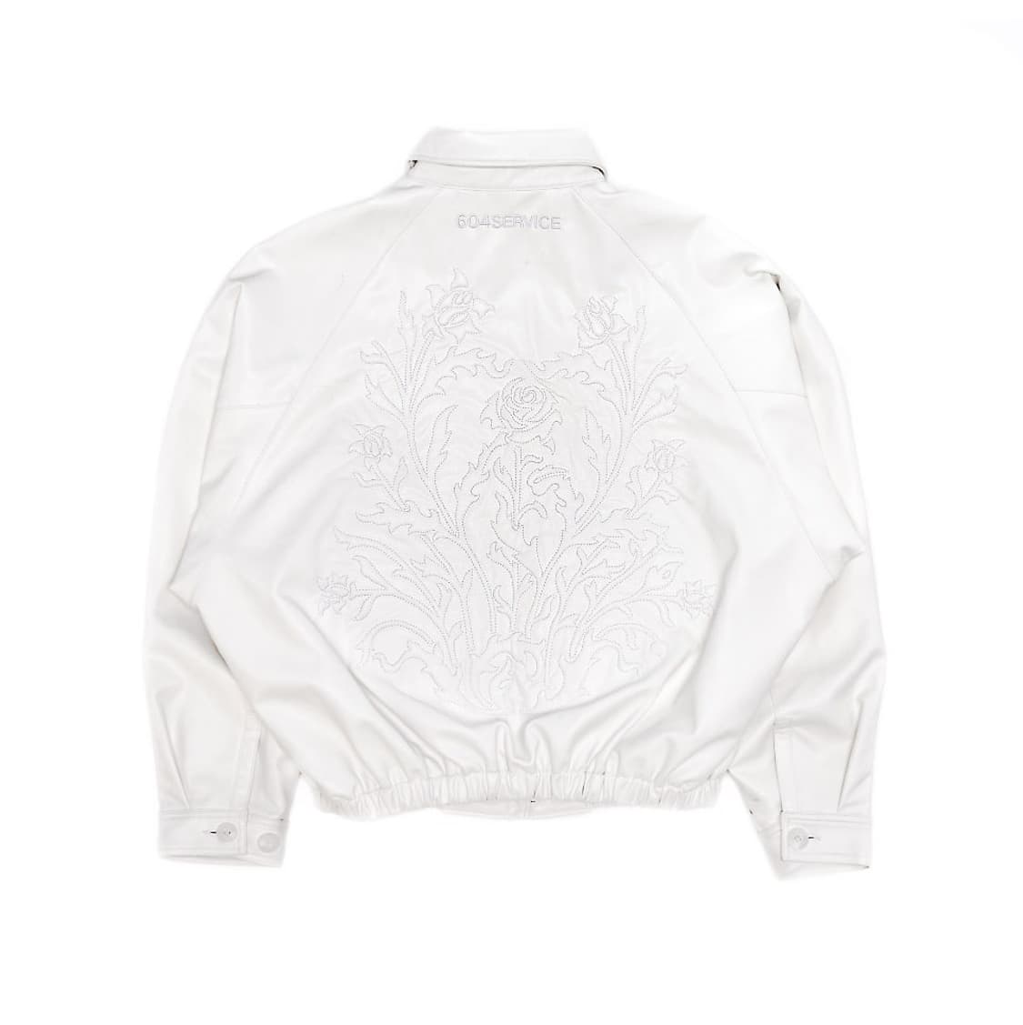 604service rose leather jacket (white) 상품이미지4