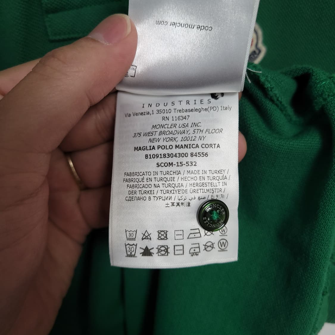 (M) Moncler 몽클레어 폴로 카라 PK 반팔 티 상품이미지5