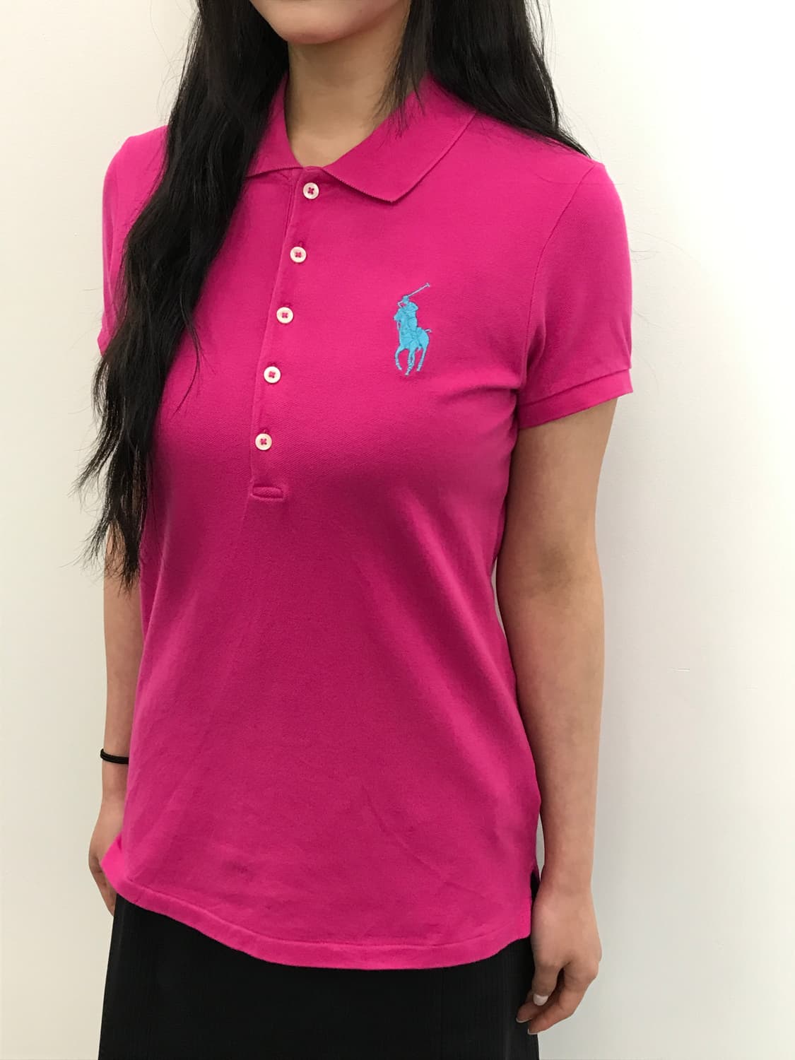 Ralph Lauren Hot Pink Pique Polo Shirt 상품이미지4