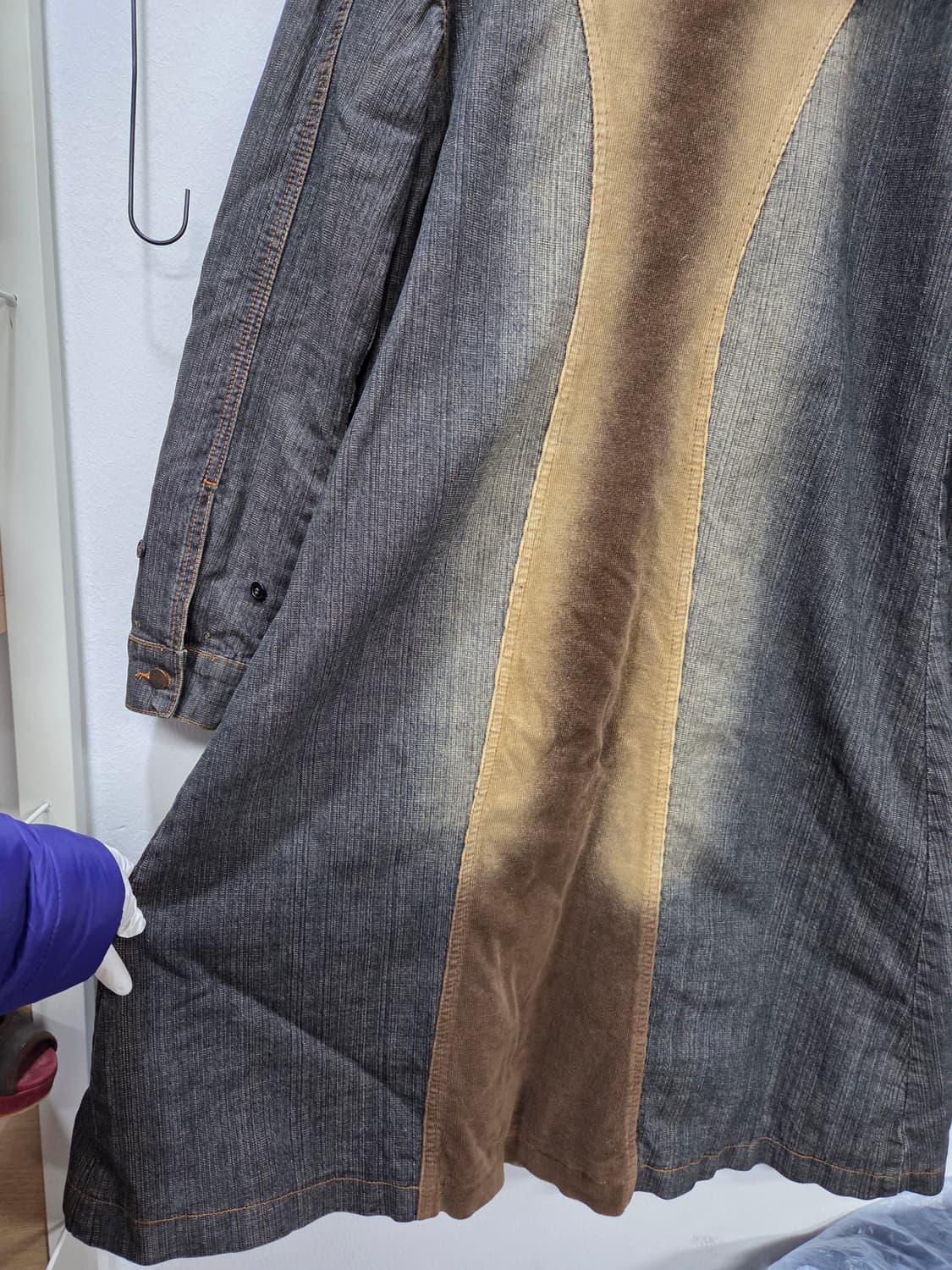 Y2K 밀레니엄 빈티지 데님코트 상품이미지6