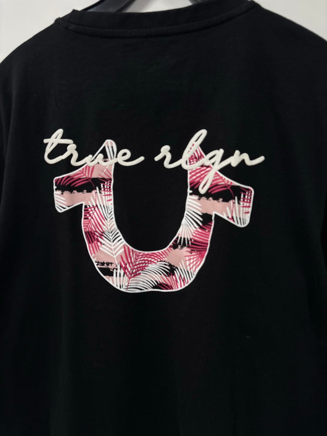 트루릴리젼 빅로고 블랙 반팔 티셔츠 상품이미지3