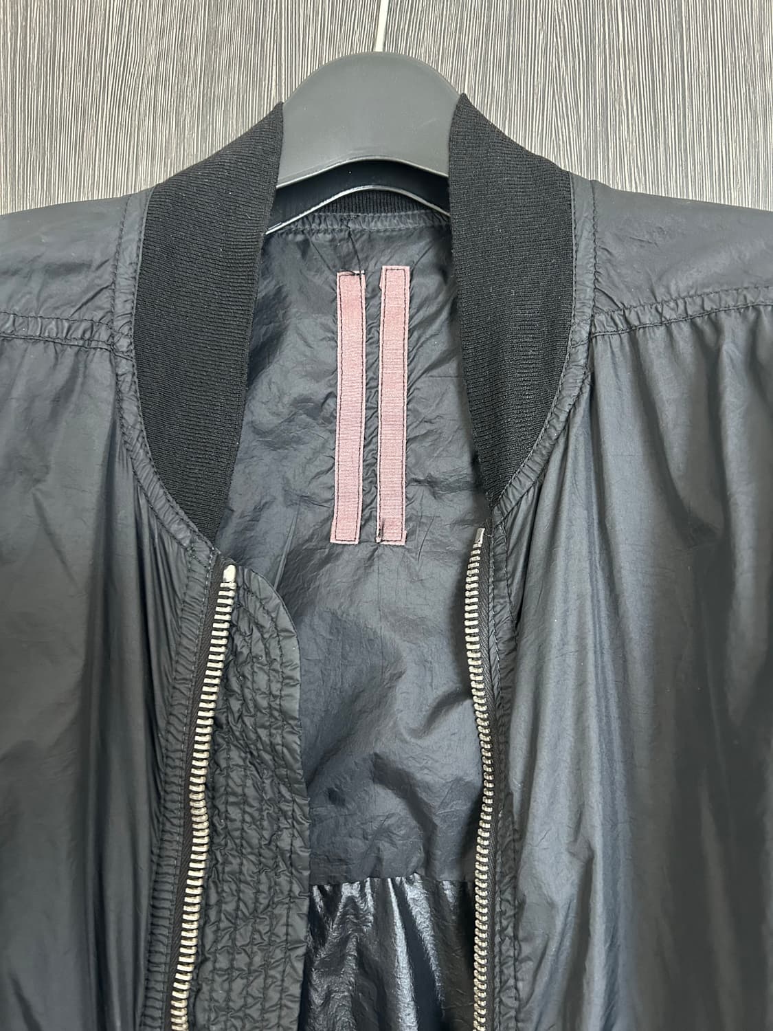 ⁠[M] 릭오웬스 다크쉐도우 15FW 롱 플라이트 봄버 자켓⁠ 상품이미지2