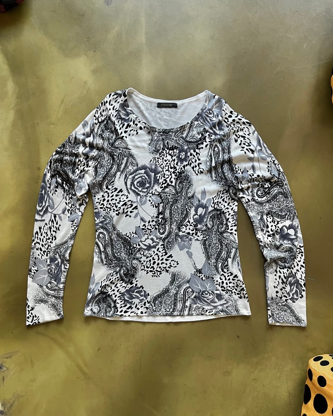 Vintage Psychedelic Pattern Long Sleeve 상품이미지4