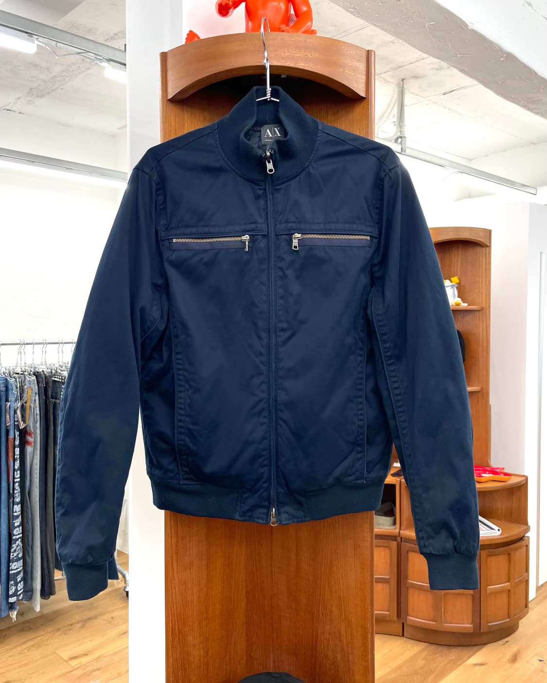 [S] 아르마니 익스체인지 코튼 봄버 자켓 상품이미지1