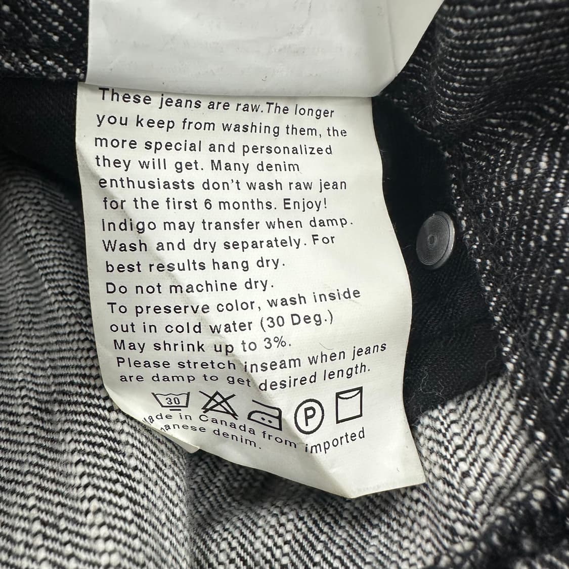 네이키드앤페이머스 데님팬츠 상품이미지5