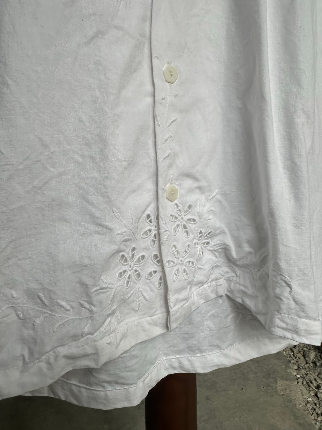 빈티지 패치워크 자수 셔츠 히피 보시크 bode 상품이미지5