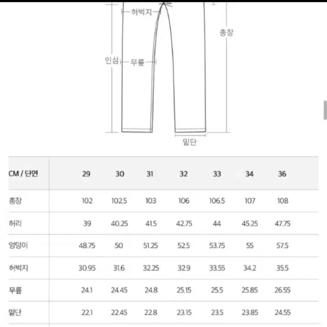 플랙× 메르고(깡스타일리스트) 스트레이트 데님팬츠 k50 상품이미지5