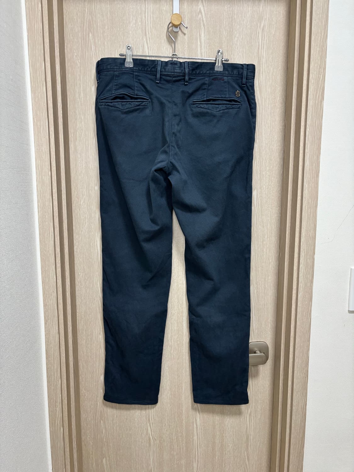 인코텍스 슬림핏 치노팬츠34"/멜란지네이비 상품이미지3