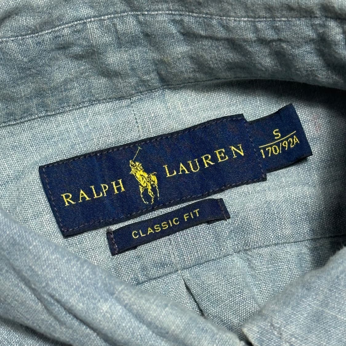 S 폴로랄프로렌 클래식핏 샴브레이 셔츠 상품이미지4