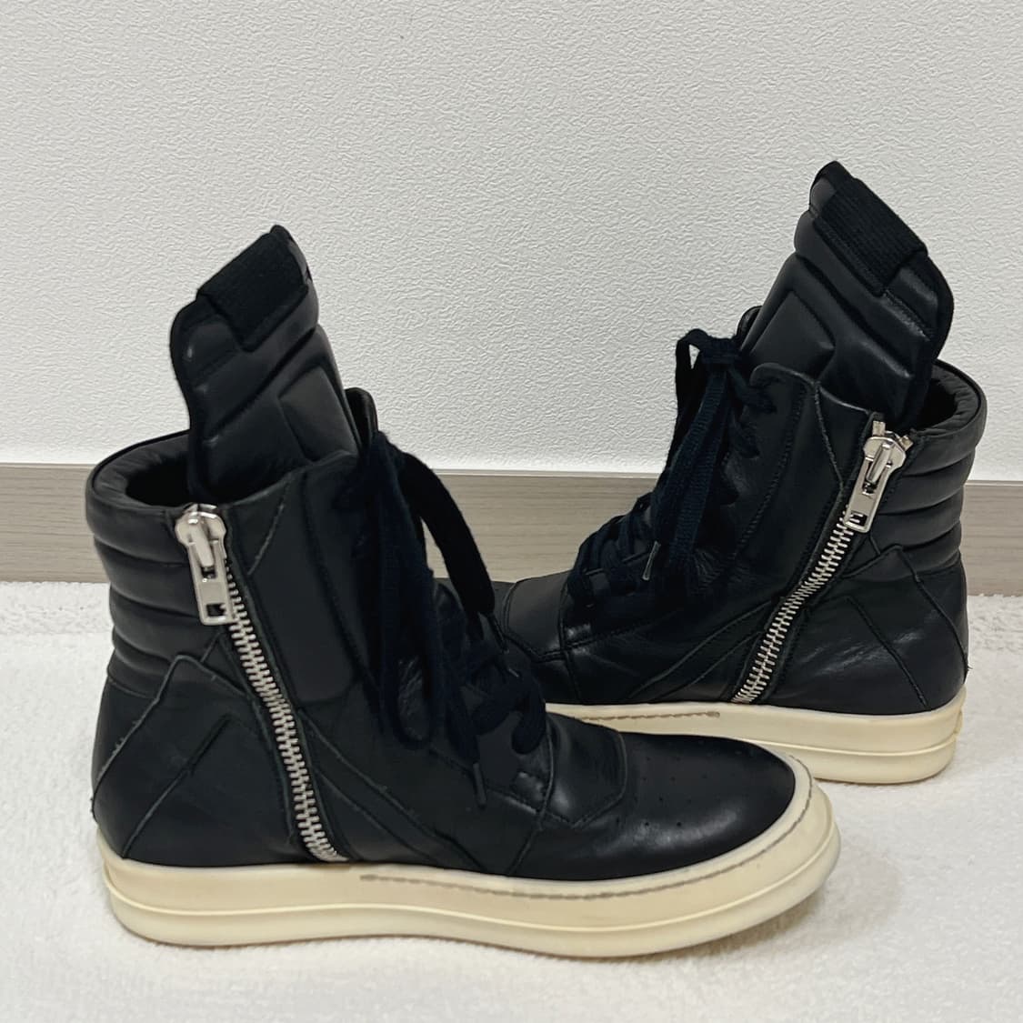 릭오웬스 14SS 지오바스켓 모노크롬 LPO 검검흰 상품이미지4