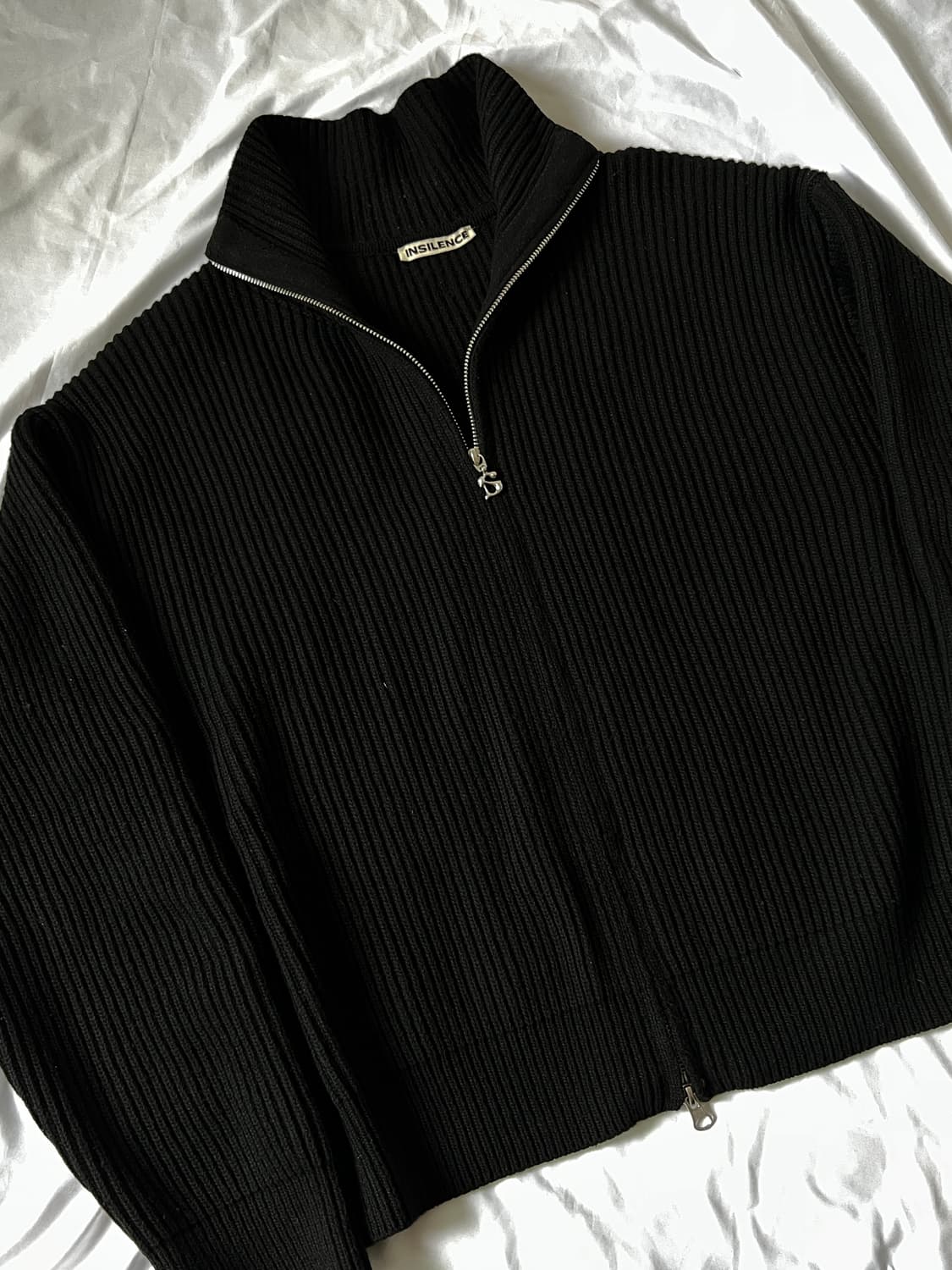 [M]인사일런스 캐시미어 집업 스웨터 상품이미지3