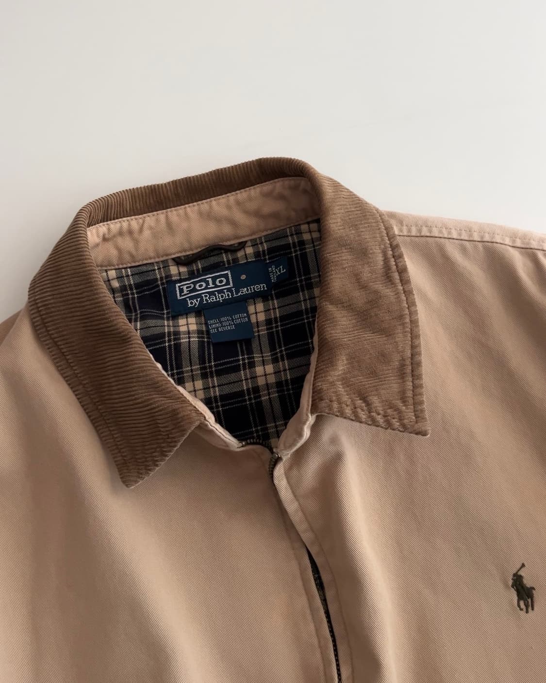 폴로 랄프로렌 코듀로이 카라 코튼 자켓 XL 상품이미지5