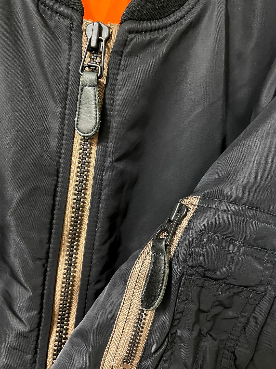 휴스턴/ MA-1 블랙/ XL 상품이미지3