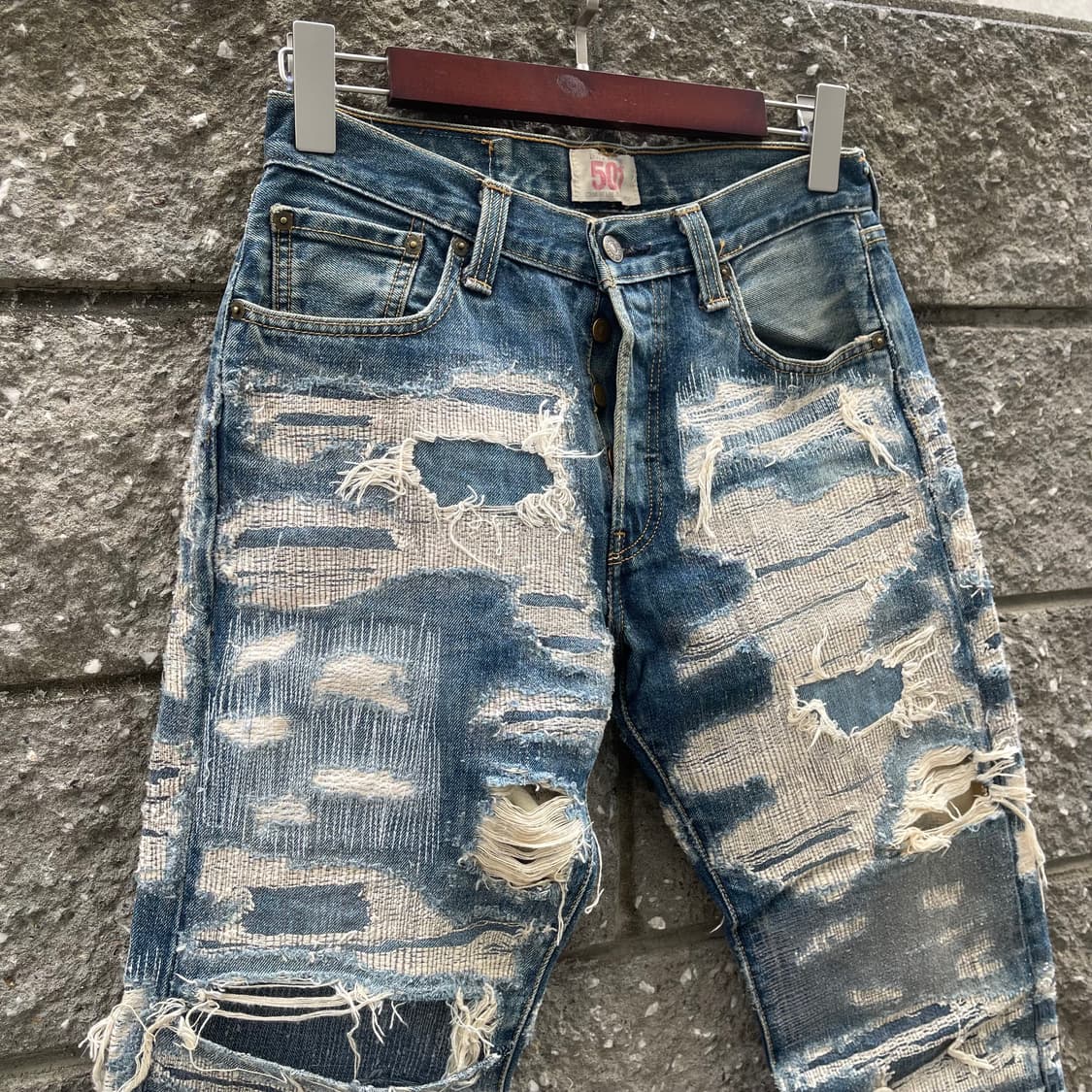 [29x30] 리바이스 501 언더커버맛 커스텀 데님팬츠 상품이미지2