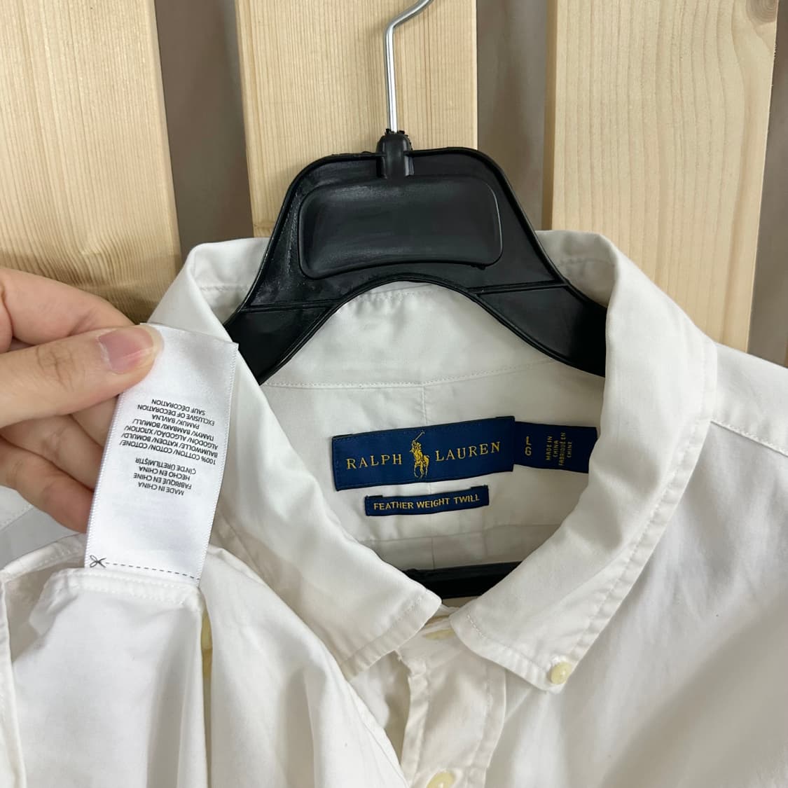 (L) 폴로 랄프로렌 화이트 셔츠 상품이미지4