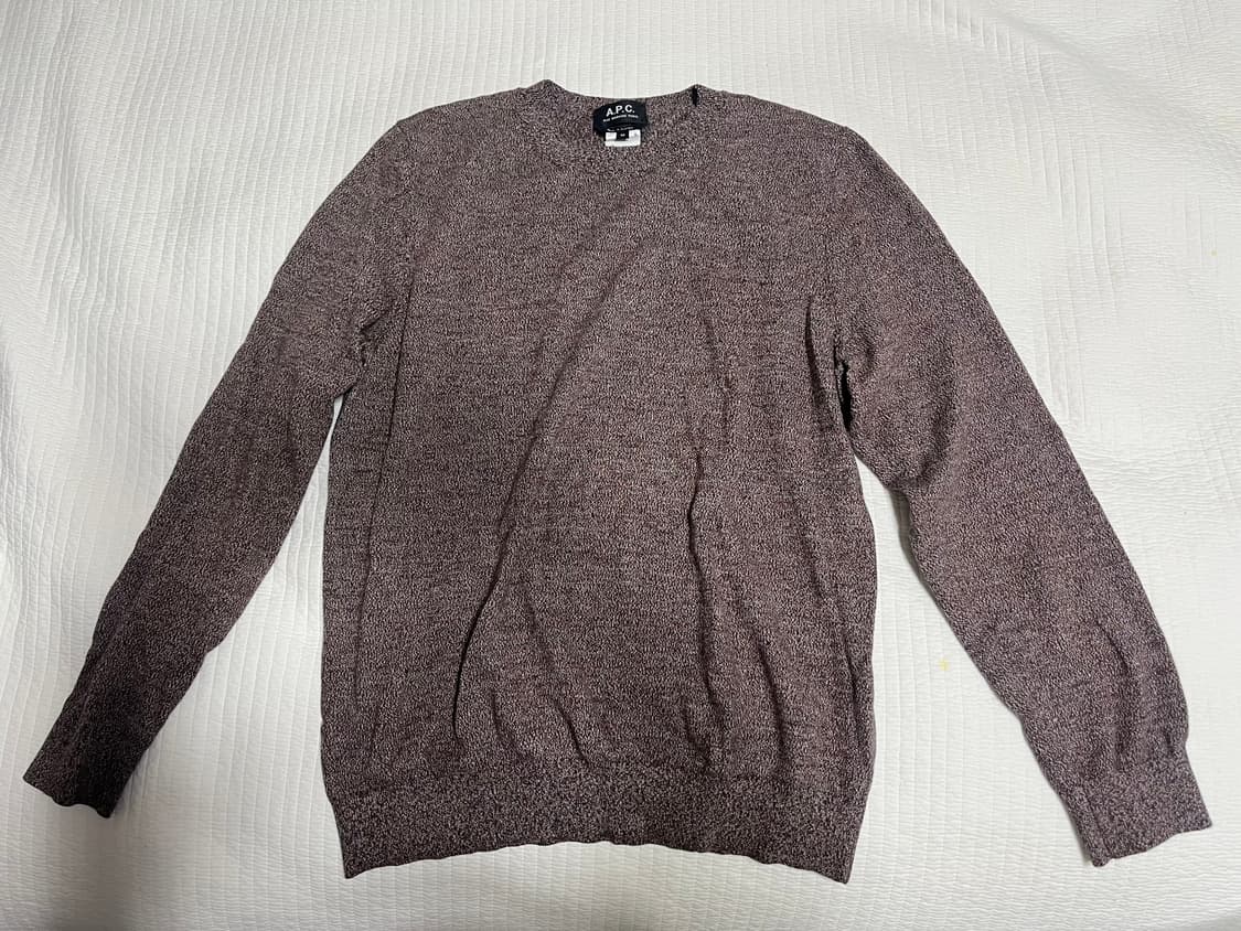 a.p.c. 브라운 니트 사이즈 M 상품이미지1