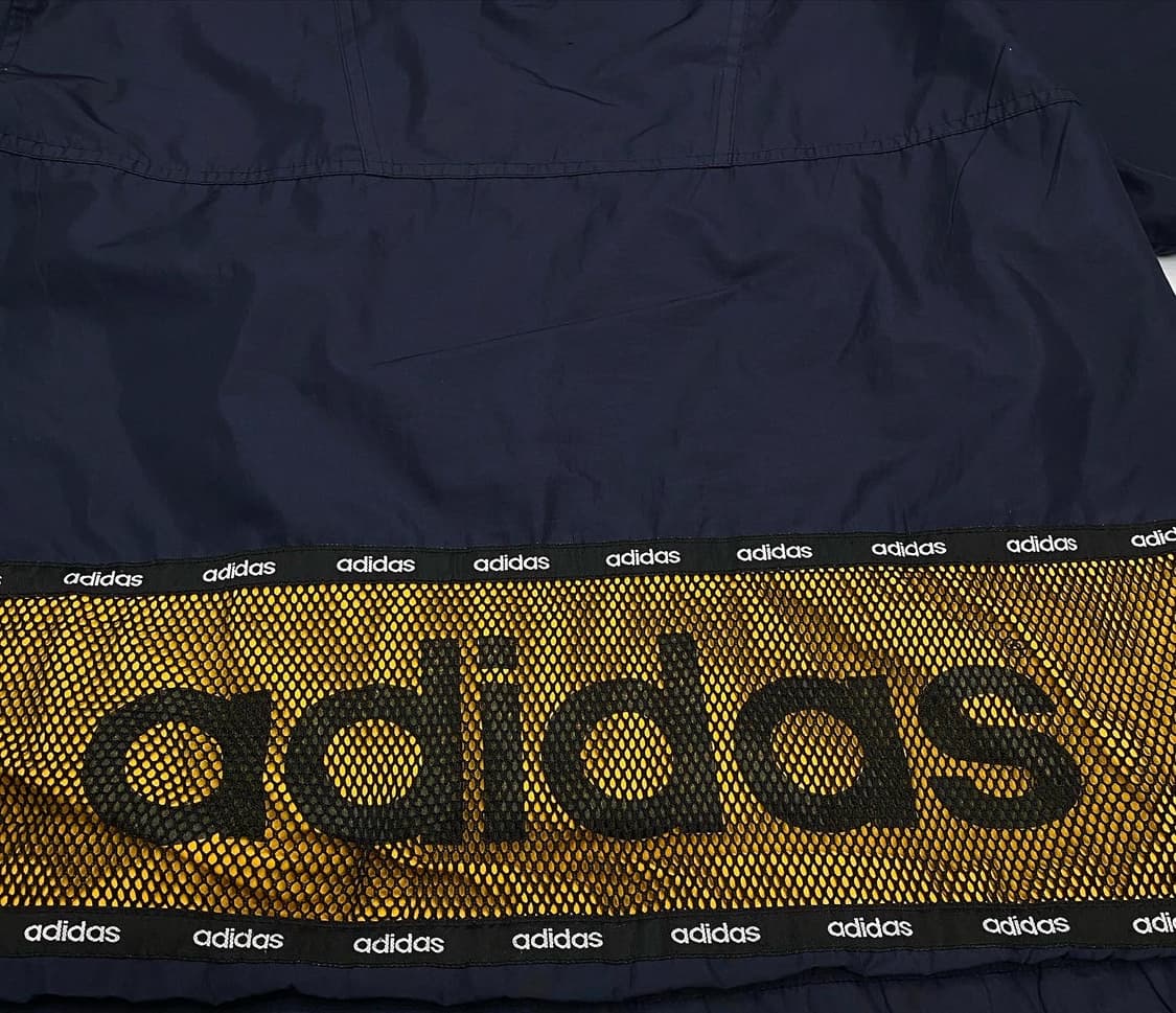 아디다스 90’S 메쉬 테이핑로고 아노락 윈드자켓 상품이미지4