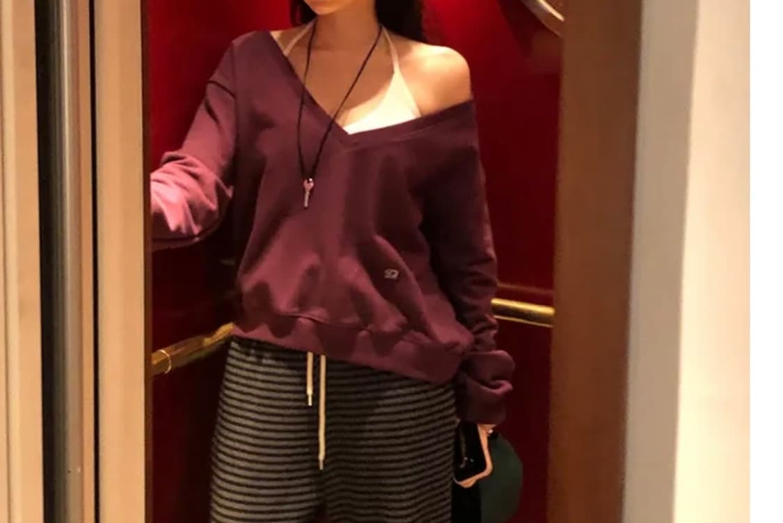 🍇트렌디어패럴 맨투맨 원숄더 새거급 상품이미지2