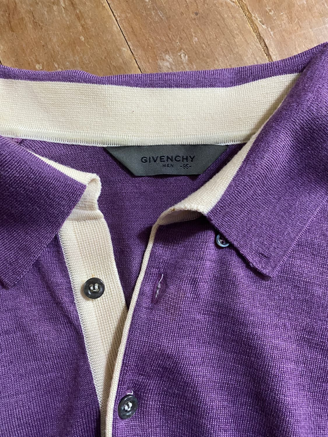Givenchy 남성 폴로 카라 버튼다운 니트 95(국내100) 상품이미지2