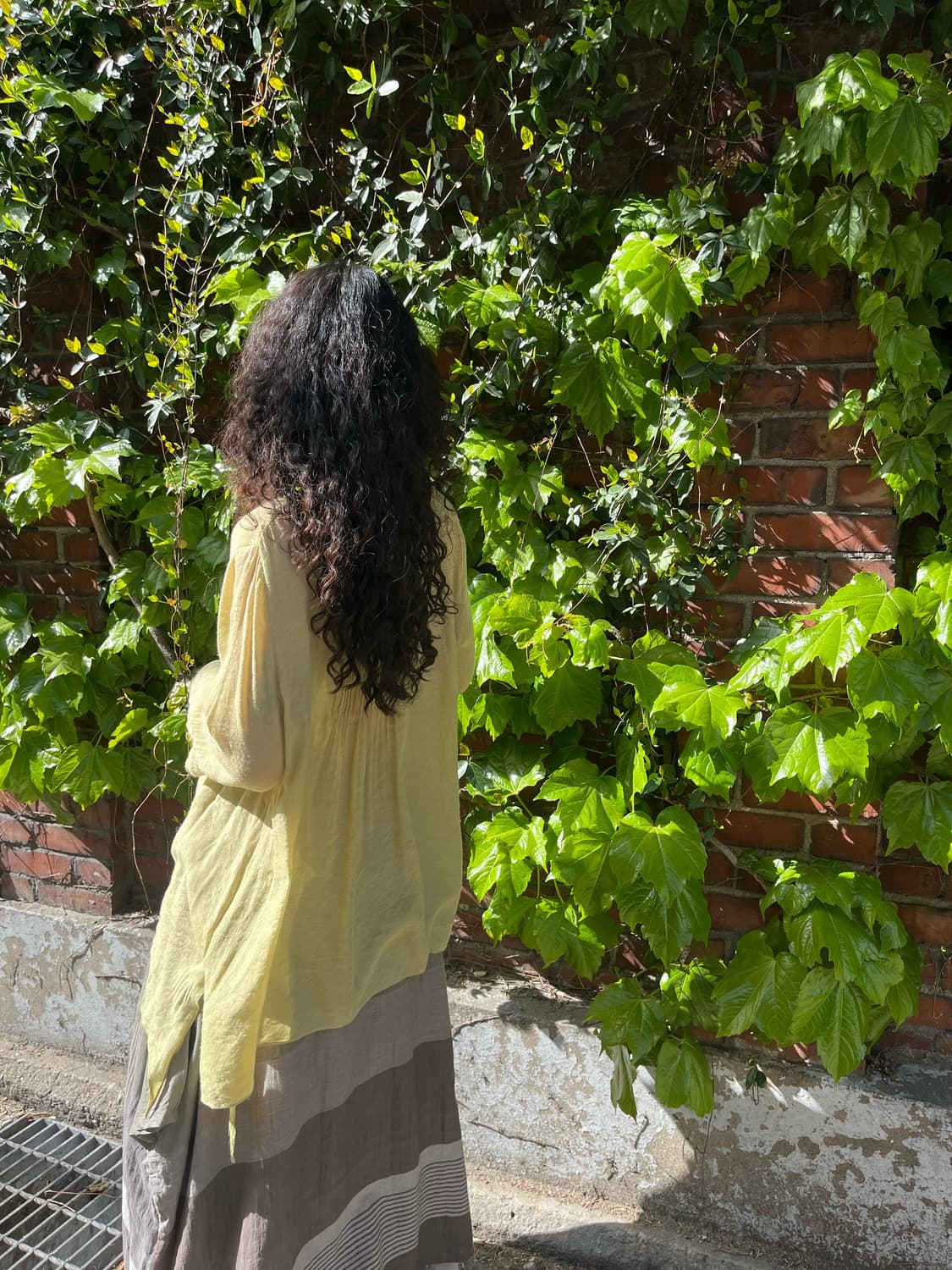 보헤미안 연 노랑 블라우스 상품이미지4