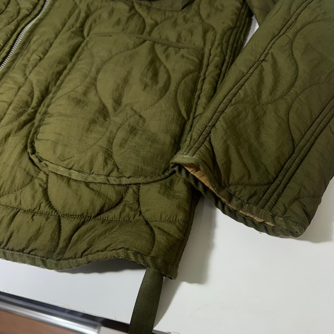 M 윌트해머 3포켓 카키 라이너 깔깔이자켓 상품이미지3