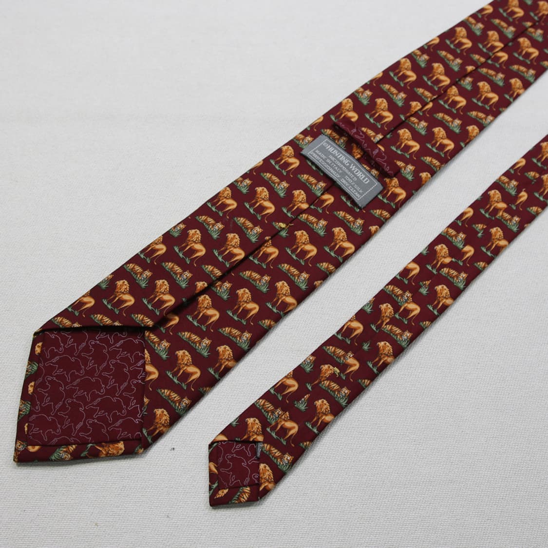 HUNTING WORLD 실크 패턴 넥타이  상품이미지4