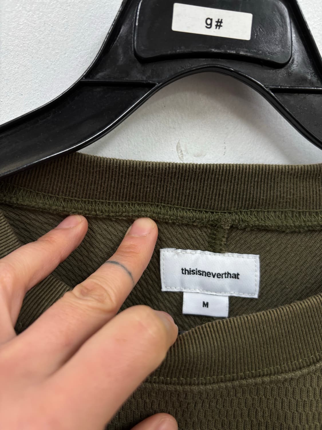 디스이즈네버댓 와플 맨투맨 상품이미지6