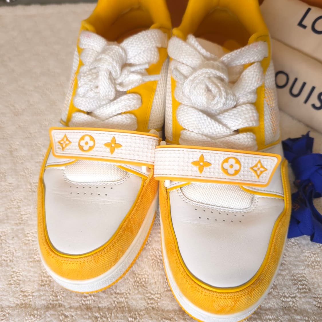 [중고/정품] 루이비통 벨크로 스트렙 LV 트레이너 스니커즈 상품이미지4
