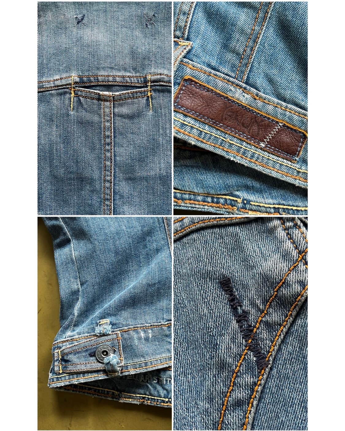 YANUK ヤヌーク Japan Detail Denim Jakcet 상품이미지10