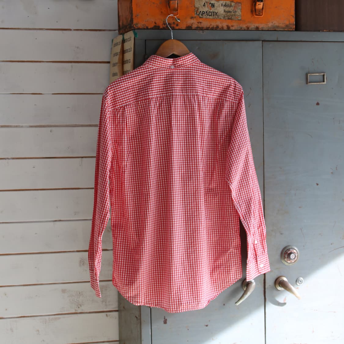 (착용컷) GAP 체크 셔츠 (남성용 100-103) 상품이미지2