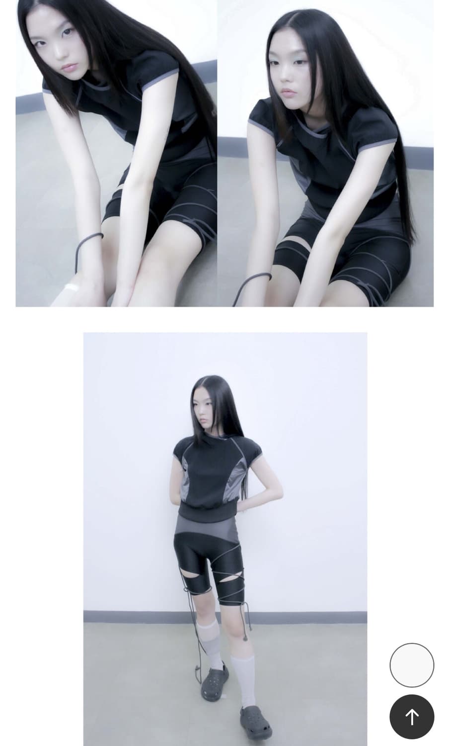 오호스 투웨이 후디 볼레로 블랙 상품이미지1