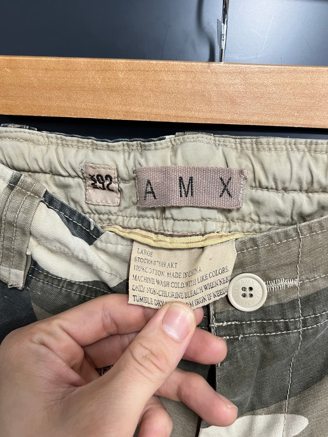 AMX 밀리터리 멀티포켓 카모플라쥬 카고 팬츠 상품이미지5