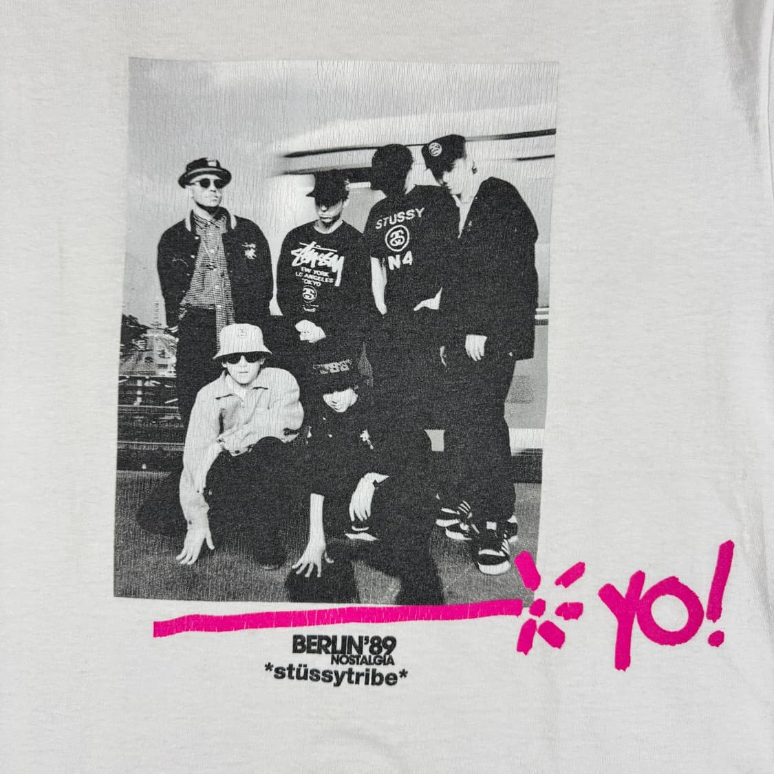 빈티지 90s 스투시 티셔츠 Stussy Tribe Berlin 89 상품이미지3